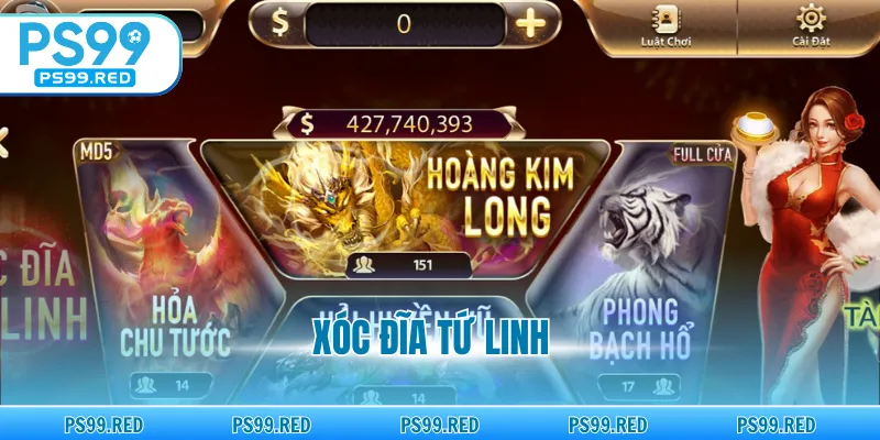 Xóc đĩa tứ linh